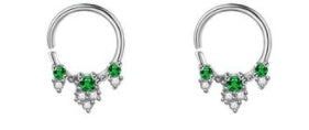 Jewelry Nose Ring Diamond No Hole Nose Fake Nose Ring-7