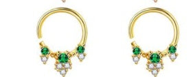 Jewelry Nose Ring Diamond No Hole Nose Fake Nose Ring-5